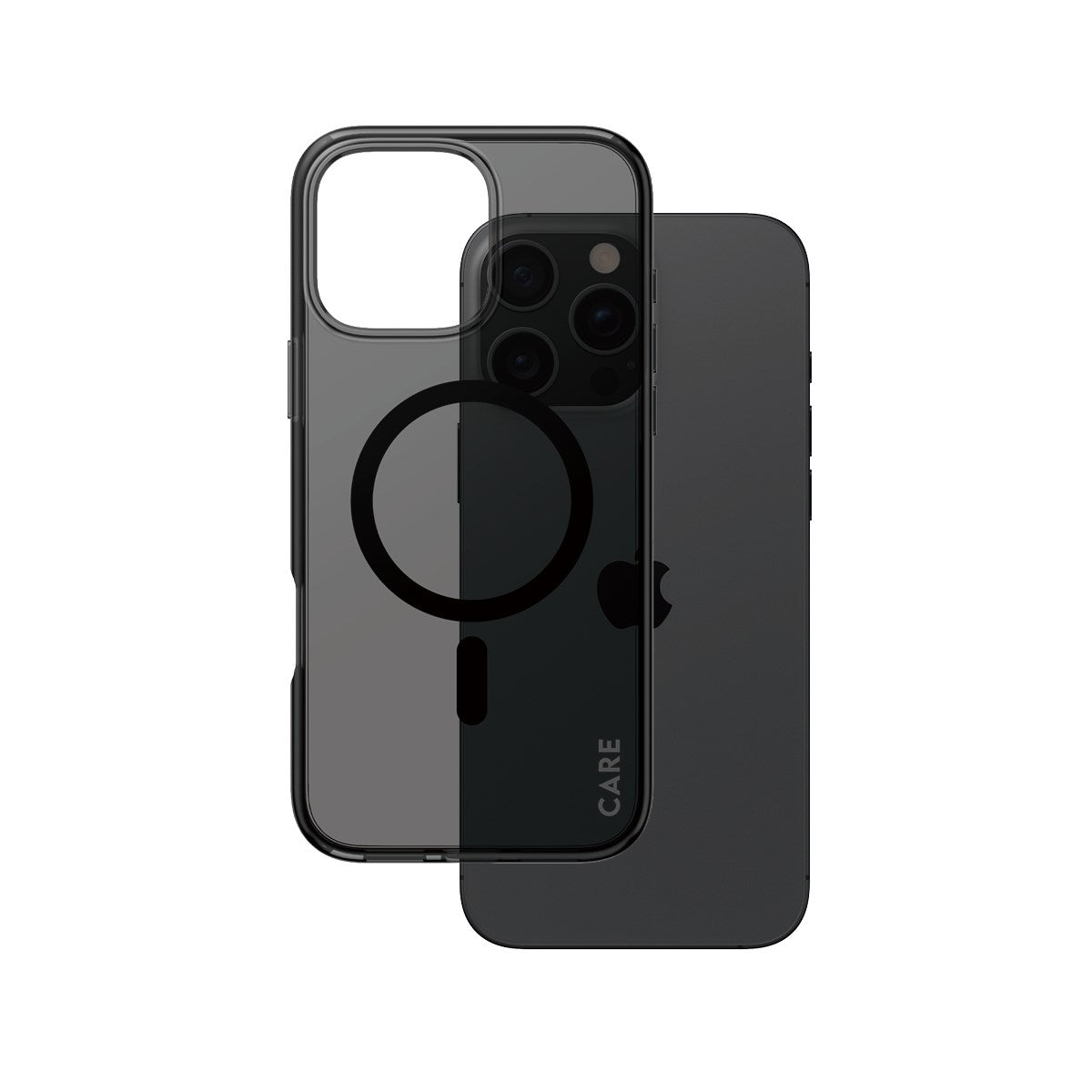 CARE by PanzerGlass® Flagship Case Smokey Urban Combat w. Black MagSafe iPhone 16 Pro Max